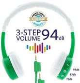 Słuchawki - BuddyPhones Inflight Biało-Zielone - miniaturka - grafika 1