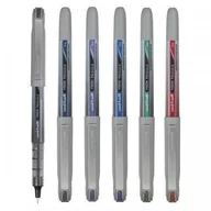 Cienkopisy - Uni UNI1134 Cienkopis kulkowy UB-187S czarno-niebieski - miniaturka - grafika 1