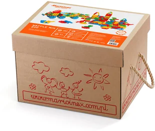 Mario-Inex MINI WAFFLE konstruktor  170 elem. (900123) - Zabawki konstrukcyjne - miniaturka - grafika 2
