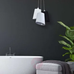 Verona DUOLLA Lampa wisząca 3-pkt. biała/szara/antracyt - Lampy sufitowe - miniaturka - grafika 3