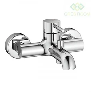 Oltens Molle bateria wannowo-prysznicowa kompletna wolnostojąca chrom - Baterie wannowe i prysznicowe - miniaturka - grafika 4