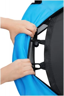 HyperMotion Trampolina domowa 140cm z siatką ochronną - dla dzieci 3-6 lat TRAMPOLINA MINI 55 - Zabawki i gry sportowe - miniaturka - grafika 3