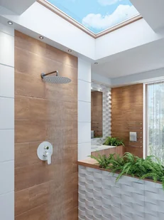 Laveo Laveo Alea bateria natryskowa podtynkowa z przełącznikiem biała chrom BLE 60PD BLE 60PD - Baterie podtynkowe - miniaturka - grafika 4