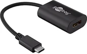 Kable - Goobay 38532 adapter USB-C, 0,2 m Czarny 38532 - miniaturka - grafika 1