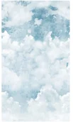 Fototapety - Tapeta panoramiczna Blue Clouds A42501 chmury 159 x 280 cm - miniaturka - grafika 1