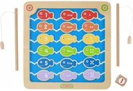 Zabawki interaktywne dla dzieci - Masterkidz Łowienie Rybek Drewniana Zabawka Edukacyjna Cyferki Kolory Masterkidz MK08985 - miniaturka - grafika 1