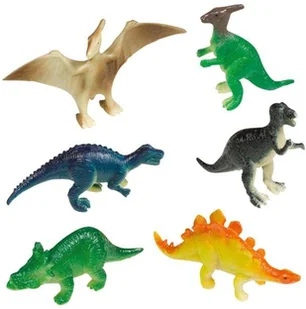 Amscan Mini figurki Happy Dinosaur 8 szt. 9903983 - Urodziny dziecka - miniaturka - grafika 2