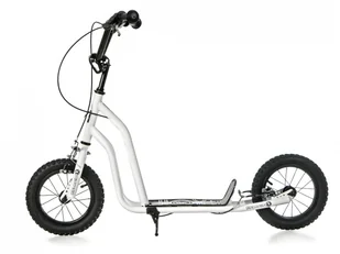 HyperMotion Hulajnoga HyperMotion VIVA 12 (pompowane koła 30cm) - Biała VIVA 12 HYPER WHITE - Hulajnogi - miniaturka - grafika 2