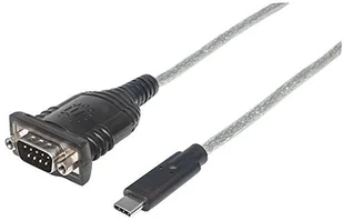 Manhattan Kabel USB TypC Seriell-Konverter RS232/COM/DB9 0,45m 151283 - Kable USB Manhattan Kabel USB TypC Seriell-Konverter RS232/COM/DB9 0,45m 151283 - Kable USB - miniaturka - grafika 2