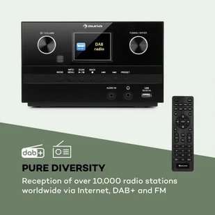 Auna Connect System S Czarny - Wieże - miniaturka - grafika 3