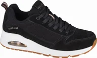 Sneakersy damskie - SKECHERS Uno-Two For The Show 73672-BLK czarne 39 73672-BLK - miniaturka - grafika 1