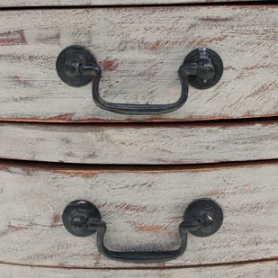 vidaXL Szafka nocna, lite drewno z odzysku, 48 x 35 64 cm - Szafki nocne - miniaturka - grafika 2