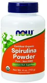 Witaminy i minerały dla sportowców - Now Foods Suplement prozdrowotny Spirulina Powder 113g - miniaturka - grafika 1