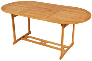 vidaXL 9-częściowy zestaw mebli ogrodowych lite drewno tekowe 3059564 - Meble ogrodowe - miniaturka - grafika 3