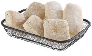 Hendi Koszyk druciany do serwowania pieczywa chleba bułek 310x125x55 mm 425565 - Miski i półmiski - miniaturka - grafika 2
