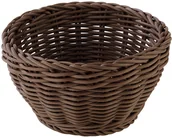 Wyposażenie lokali gastronomicznych - APS Koszyk okrągły z polipropylenu 160 mm, brązowy | Profi Line 50603 - miniaturka - grafika 1
