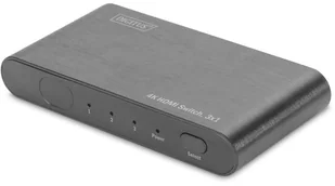 Digitus Rozdzielacz/Splitter HDMI 3-portowy 4K 60Hz UHD 3D HDR HDCP 2.2 audio DS-45316 - Huby USB Digitus Rozdzielacz/Splitter HDMI 3-portowy 4K 60Hz UHD 3D HDR HDCP 2.2 audio DS-45316 - Huby USB - miniaturka - grafika 4