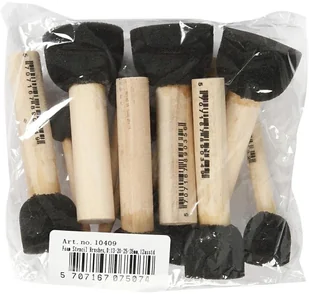 Creativ Company A/S Pędzle gąbkowe do tapowania, 12 sztuk - Pędzle - miniaturka - grafika 5