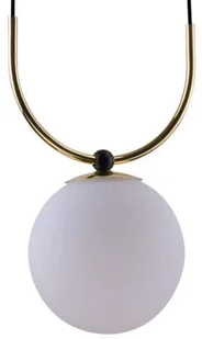 Amplex LAMPA wisząca BALOS 0407 loftowa OPRAWA szklana kula ball zwis industrialny czarny złoty 0407 - Lampy sufitowe - miniaturka - grafika 2