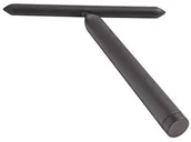 Pozostałe akcesoria kuchenne - Mastrad f12500 szpachli, silikonowe, czarna, 18 x 2,1 x 0,1 cm F12500 - miniaturka - grafika 1