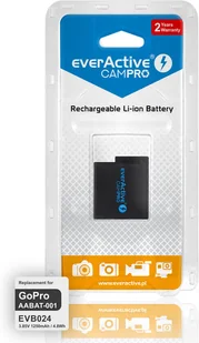 GOPRO Bateria everActive Hero 7 Black - Akcesoria do kamer sportowych - miniaturka - grafika 2