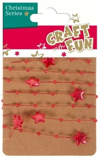 Ozdoba dekoracyjna łańcuch gwiazdki mix - Scrapbooking - miniaturka - grafika 2