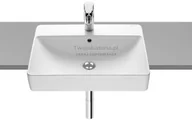 Umywalki - Roca Inspira Square umywalka półblatowa 55x42 cm A32753S000 - miniaturka - grafika 1