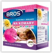 Zwalczanie i odstraszanie szkodników - Bros elektrofumigat.+10 wkł.komar dzieci Bro000042 - miniaturka - grafika 1
