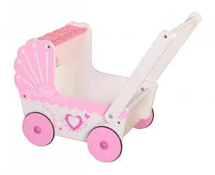 Dodo Toys Drewniany wózek dla lalek WOZEK DREWN DA702 - Wózki dla lalek - miniaturka - grafika 8