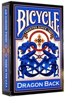 Gry karciane - Bicycle Karty Dragon Blue Dragon Back DRAGON BLUE ACK - miniaturka - grafika 1