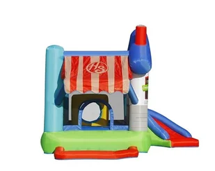 Happy Hop Dmuchaniec Happyhop Zamek Dmuchany Happy Store Zjeżdżalnia Trampolina - Place zabaw - miniaturka - grafika 6