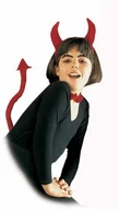 Stroje karnawałowe - Widmann Andreas 2582d  Teufel zestaw dla dzieci, klaksony, ogonie i muszka 2582D - miniaturka - grafika 1