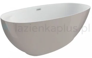 Polimat Kivi Wanna wolnostojąca 165x75 cm popiel 00475 - Wanny - miniaturka - grafika 5