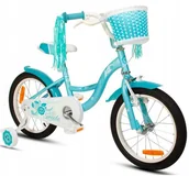 Rowery - GOETZE Dglittle Sweety 16  turkusowy 111296 - miniaturka - grafika 1