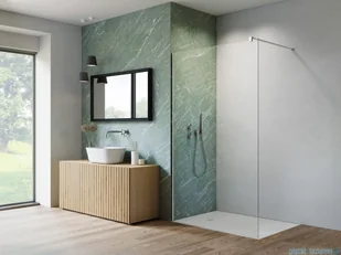 Radaway Nes kabina Walk-in 110x200cm szkło przejrzyste 10013110-01-01 - Kabiny prysznicowe - miniaturka - grafika 3