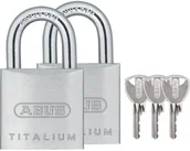 Kłódki - Abus Kłódka jarzmowa TITALIUM 727TI/20 TWINS - miniaturka - grafika 1