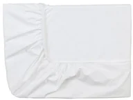 Prześcieradła - Essix essix prześcieradło z gumką, satyna bawełna Uni Biały, biały, 80x200 cm D68-10001-511013-SXU - miniaturka - grafika 1