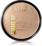 Pudry do twarzy - Eveline Art Make Up, puder prasowany nr 35 Golden Beige, 14 g - miniaturka - grafika 1