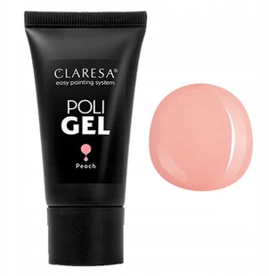 Claresa Poli Gel Poly żel led uv 60g Peach - Żele do paznokci - miniaturka - grafika 2