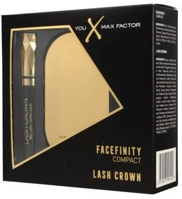 Max Factor Zestaw Facefinity Puder kompaktowy nr 002 + Lash Crown Mascara do rzęs 1 szt. - Zestawy kosmetyków męskich - miniaturka - grafika 2