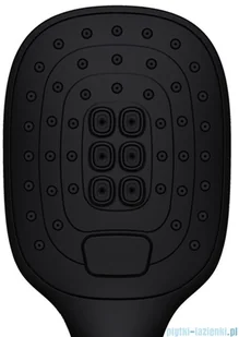 Omnires Davis-R rączka prysznicowa 3-funkcyjna czarny mat DAVIS-RBL - Baterie umywalkowe - miniaturka - grafika 3