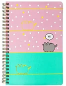 Notesy i bloczki - Undercover Undercover PUSH0597  notatnik A5 z wiązaniem spiralnym, w modnym wzornictwie Pusheen, w linie, ok. 21 x 16 x 2 cm, do użytku w domu, w biurze, w szkole i w podróży PUSH0597 - miniaturka - grafika 1