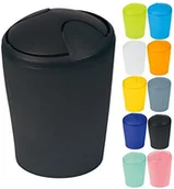 Koszyki łazienkowe - Spirella spirella 10.14955 kosz na śmieci średni, Move, 5 L, czarny 10.14955 - miniaturka - grafika 1