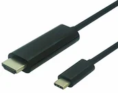 Kable - PremiumCord Premium Cord USB3.1 na HDMI kabel adaptera 1,8 m, rozdzielczość 4K * 2K @ 60 Hz - miniaturka - grafika 1
