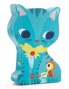 Djeco Puzzle 24 części Silhouette Edition słoń urodziny - Puzzle - miniaturka - grafika 2