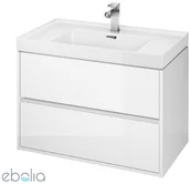 Szafki łazienkowe - Cersanit Szafka z umywalką biały 80 Crea S801-279) ________AUTORYZOWANY_DYSTRYBUTOR________ ZNALAZŁEŚ TANIEJ$126 ZADZWOŃ 523-975-159 S801-279 - miniaturka - grafika 1