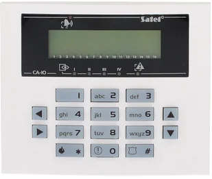 SATEL Manipulator LCD INT-KLCDS-GR - Akcesoria do alarmów - miniaturka - grafika 8