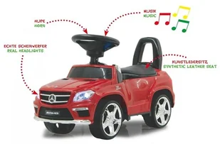 Jamara Rutscher Mercedes, czerwony - Jeździki dla dzieci - miniaturka - grafika 2