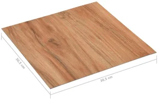 VidaXL Lumarko Samoprzylepne panele podłogowe, 20 szt., PVC, 1,86 m, drewno! 330163 VidaXL - Panele podłogowe - miniaturka - grafika 7