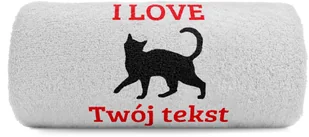 pat15.net Duży Ręcznik 140x70 z haftem - EKG pies z Twoim tekstem 987 - Ręczniki - miniaturka - grafika 28